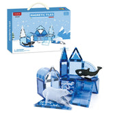 Ocean Series Customizable Building Tiles Blocks Set Children's Building Toy with Animal Figures Magnetic Construction Blocks